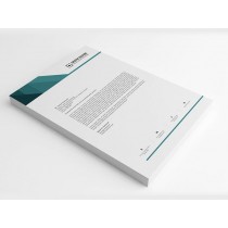 80 GSM Criss Cross Letterhead ( 210 x 280 mm Single Side) - With Pad | Qty : 1000